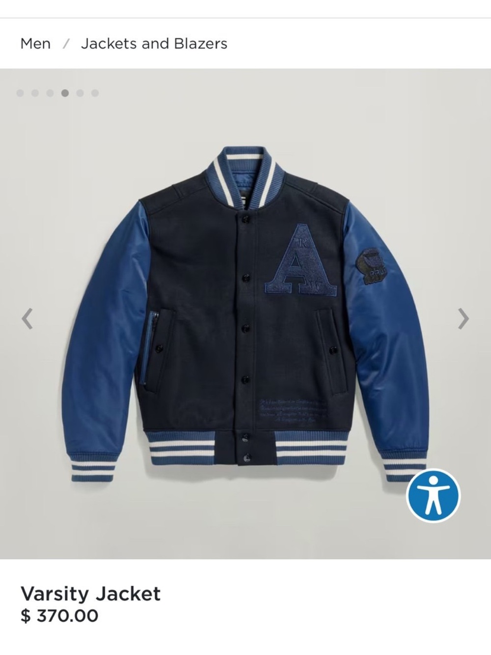 G-star raw Varsity Jacket - Navy & Blue